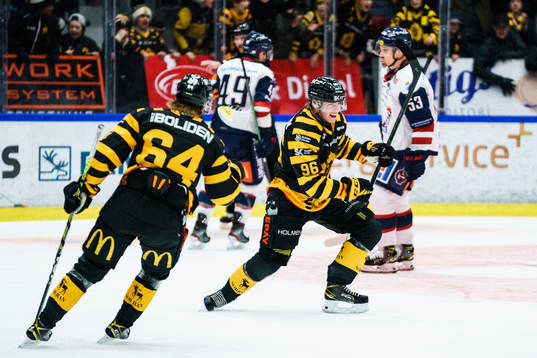 Skellefteås Rickard Hugg jublar