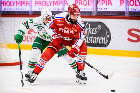 Rögles Leon Bristedt och Timrås Per Svensson
