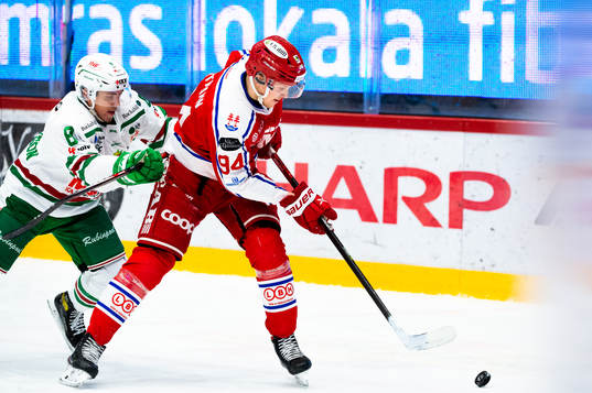 Rögles Samuel Johannesson och Timrås Sebastian Hartmann
