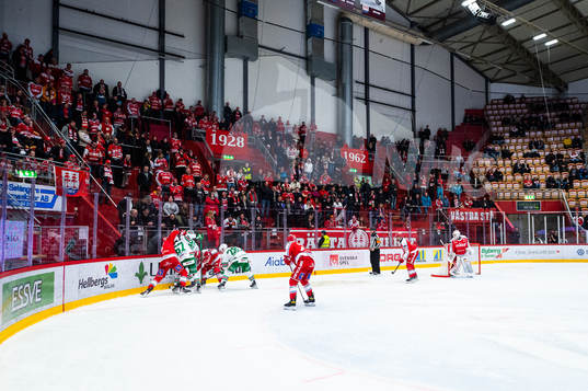 kamp framför Timråsupportrarna