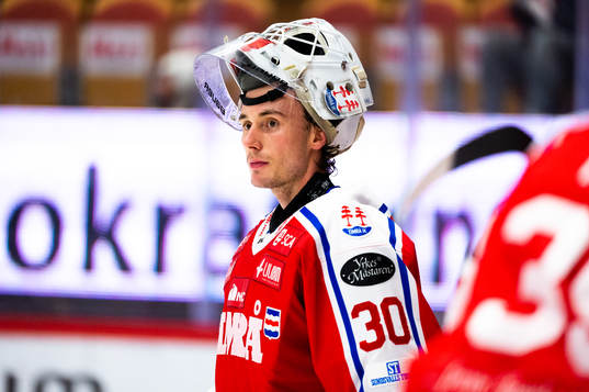 Timrås målvakt Jacob Johansson