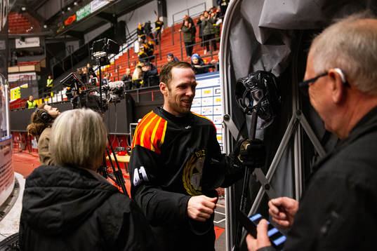 Brynäs Greg Scott jublar