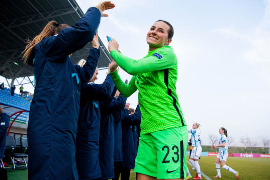 goalkeeper Rugile Rulyte of Norway