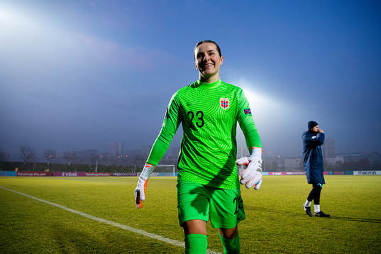 goalkeeper Rugile Rulyte of Norway