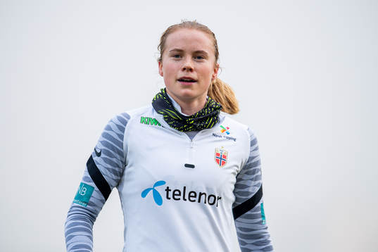 Julie Blakstad of Norway warms up