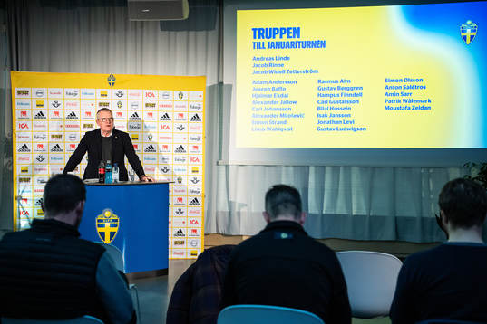 Head coach Janne Andersson of the Swedish national football