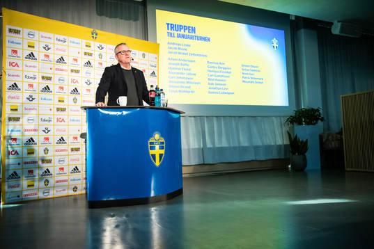 Head coach Janne Andersson of the Swedish national football