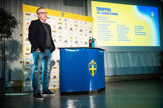Head coach Janne Andersson of the Swedish national football