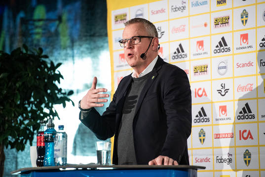 Head coach Janne Andersson of the Swedish national football