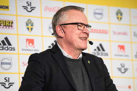 Head coach Janne Andersson of the Swedish national football