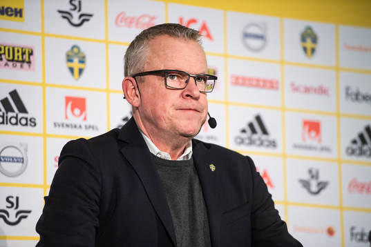 Head coach Janne Andersson of the Swedish national football