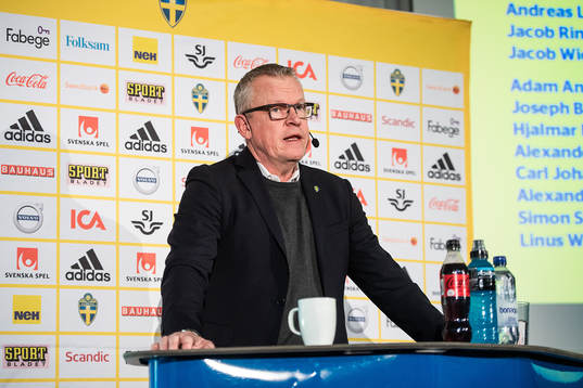 Head coach Janne Andersson of the Swedish national football