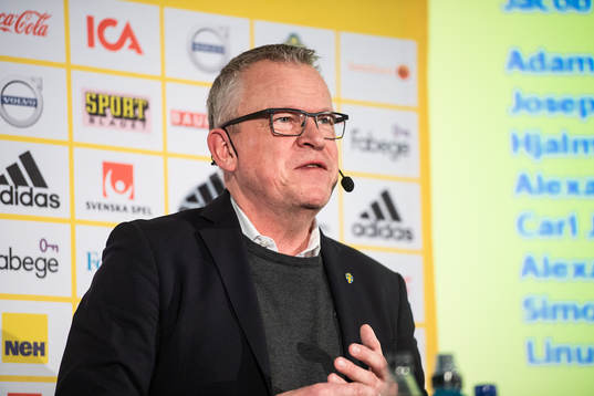 Head coach Janne Andersson of the Swedish national football