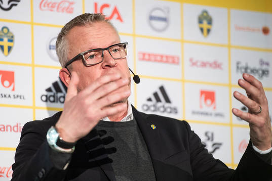 Head coach Janne Andersson of the Swedish national football