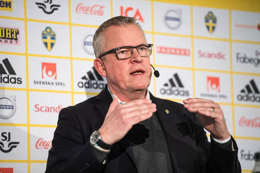 Head coach Janne Andersson of the Swedish national football