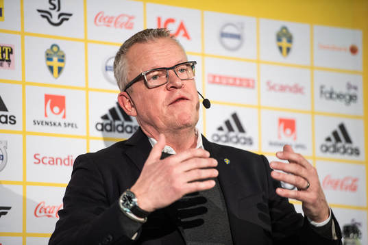 Head coach Janne Andersson of the Swedish national football