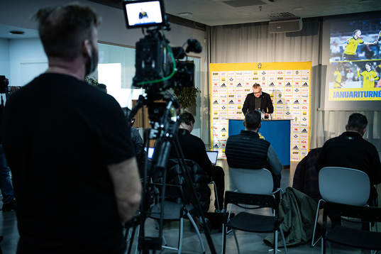 Head coach Janne Andersson of the Swedish national football