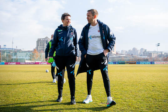 Lena Tyriberget, assistant coach, and Martin Sjögren, head