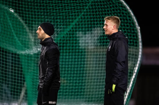Landskronas Alexander Tkacz och Jesper Strid