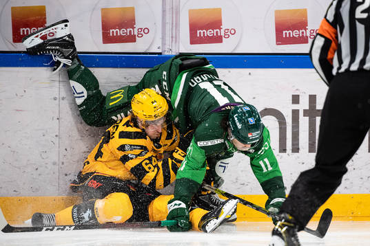 Skellefteås Jonathan Pudas och Färjestads Joakim Nygård