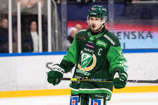 Färjestads Linus Johansson deppar