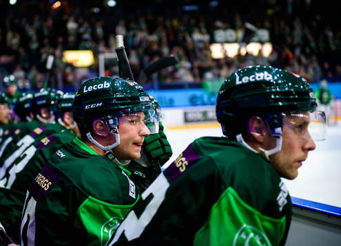 Färjestads Marcus Nilsson och Per Åslund deppar