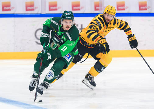 Färjestads Joakim Nygård och Skellefteås Melker Karlsson