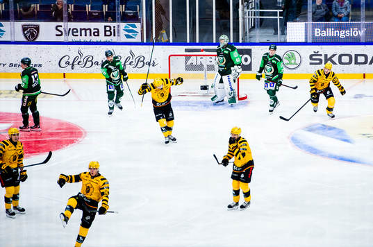 Skellefteås Rickard Hugg jublar