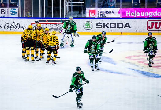 Skellefteås spelare jublar