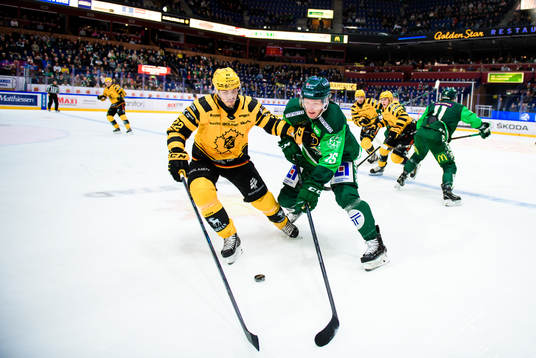 Skellefteås Jonathan Johnson och Färjestads Gustav Rydahl