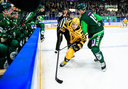 Skellefteås Jonathan Johnson och Färjestads Gustav Rydahl