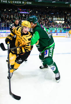 Skellefteås Jonathan Johnson och Färjestads Gustav Rydahl
