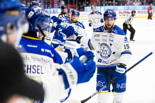Leksands Max Veronneau jublar
