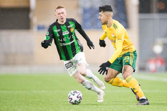 GAIS Julius Lindberg och Dalkurds Arash Motaraghebjafarpour