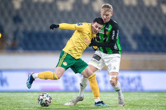 Dalkurds Ezequiel Montagna och GAIS Joackim Åberg