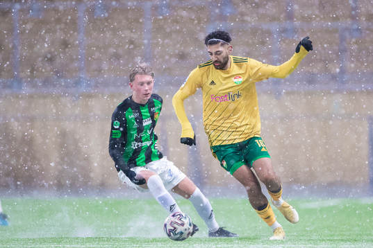 GAIS Adam Egnell och Dalkurds Rassa Rahmani