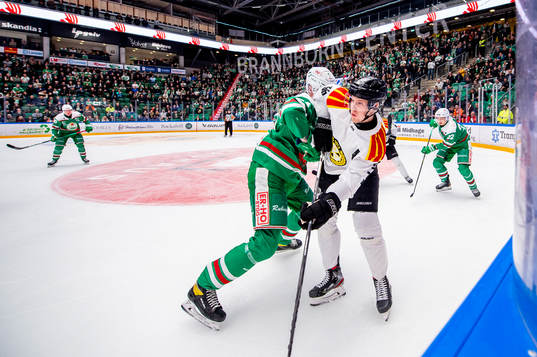Rögles Adam Edström och Brynäs Linus Ölund