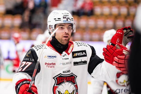 Malmö Redhawks Ponthus Westerholm jublar