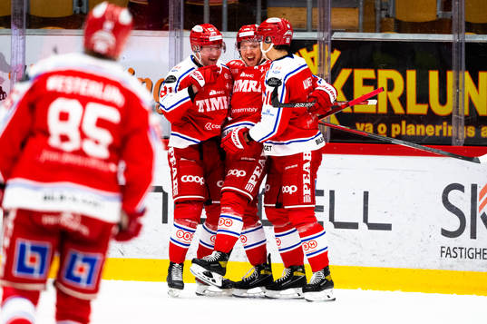 Timrås Jens Lööke Jacob Blomqvist och Robin Alvarez