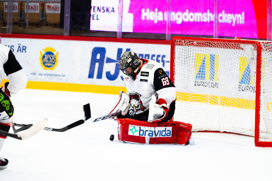 Malmö Redhawks målvakt Oscar Alsenfelt