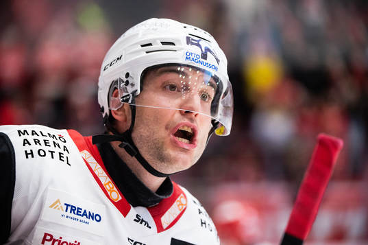 Malmö Redhawks Pathrik Westerholm reagerar