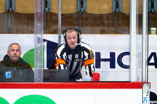 Domare Daniel Eriksson videogranskar