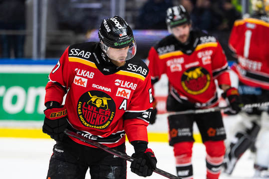 Luleås Linus Omark deppar