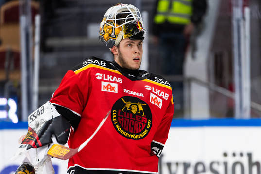 Luleås målvakt Jesper Wallstedt