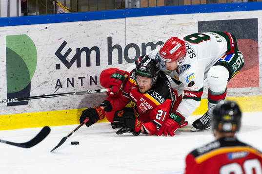 Luleås Juhani Tyrväinen och Frölundas Viktor Ekbom