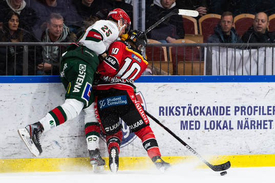 Frölundas Elmer Söderblom och Luleås Einar Emanuelsson
