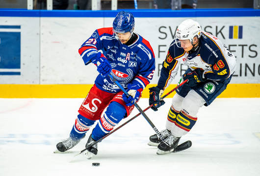 Oskarshamns Brian Cooper och Djurgårdens Rhett Rakhshani