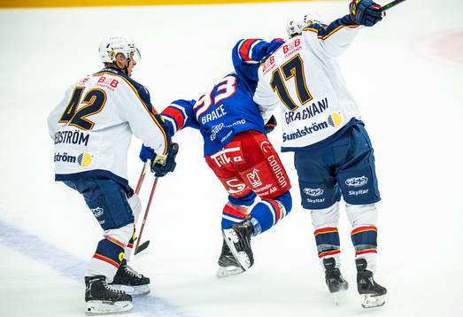 Djurgårdens Ludvig Hedström och Marc-Andre Gragnani samt