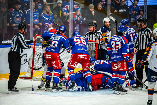 Stökigt i samband med Djurgårdens 1-2 mål