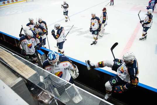 Djurgårdens spelare deppar